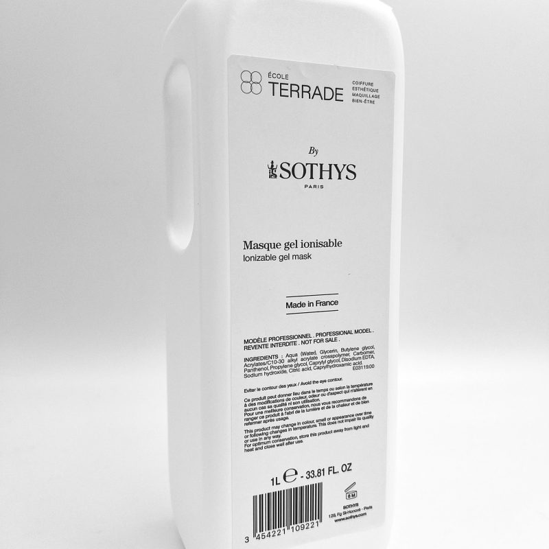 MASQUE GEL IONISABLE